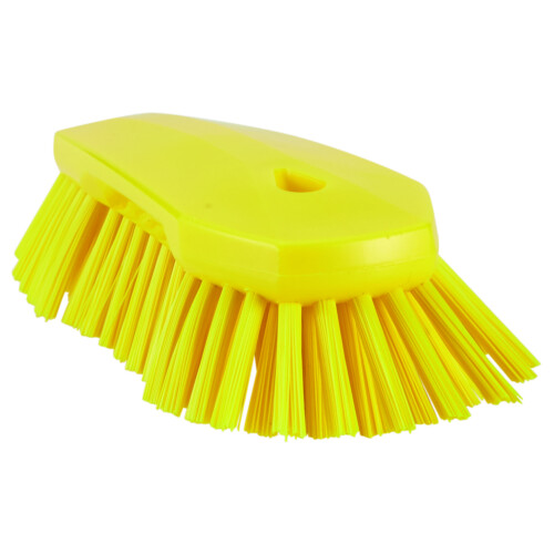 Vikan® βούρτσα χειρός πολύ σκληρή κίτρινη 24cm