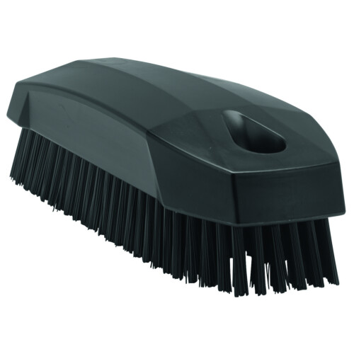 Vikan® βούρτσα χειρός σκληρή μαύρη 13cm