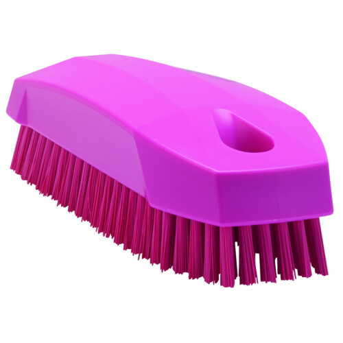 Vikan® βούρτσα χειρός σκληρή ροζ 13cm