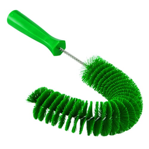 Vikan® βούρτσα με καμπύλη μεσαία πράσινη Ø5,5cm 36cm 