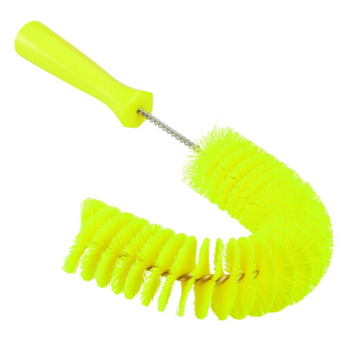 Vikan® βούρτσα με καμπύλη μεσαία κίτρινη Ø5,5cm 36cm 