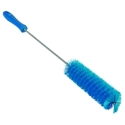 Vikan® βούρτσα σωλήνα με λαβή σκληρή μπλε Ø4cm 51cm
