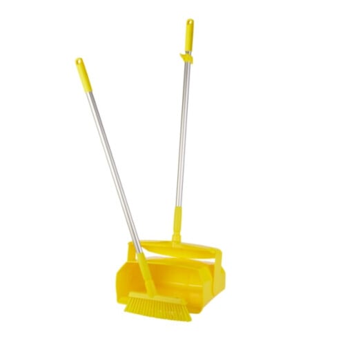 Vikan® σετ φαράσι-σκούπα κίτρινο 35cm