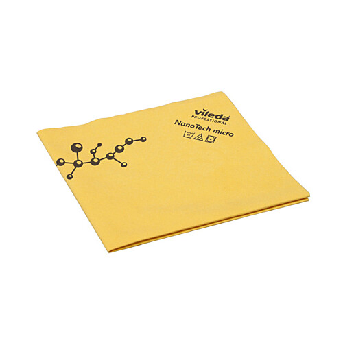 Vileda® Nanotech Micro αντιβακτηριδιακό πανί μικροϊνών κίτρινο 38x40cm