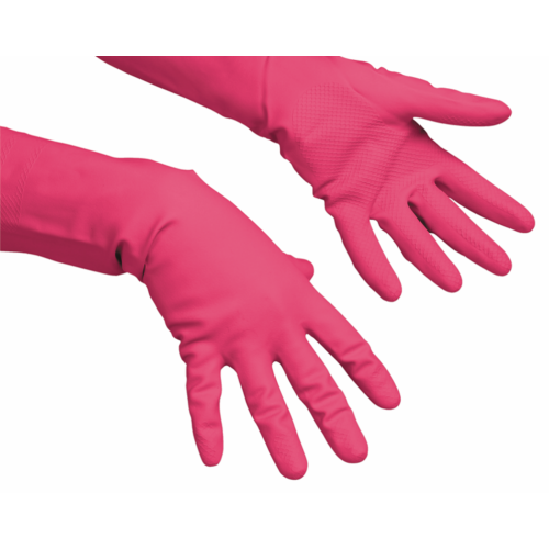 Vileda® Multipurpose γάντια πολλαπλών χρήσεων λάτεξ κόκκινα S 2τεμ