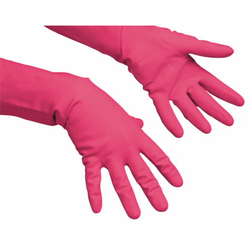 Vileda® MultiPurpose γάντια πολλαπλών χρήσεων λάτεξ κόκκινα M 2τεμ