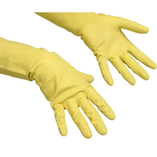 Vileda® Multipurpose γάντια πολλαπλών χρήσεων λάτεξ κίτρινα M 2τεμ