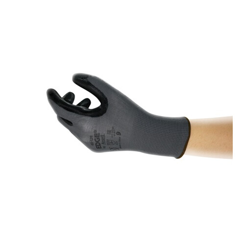 Ansell EDGE® 48-128 γάντια πολυεστέρα πολλαπλών χρήσεων για λάδια μαύρα Νο.8