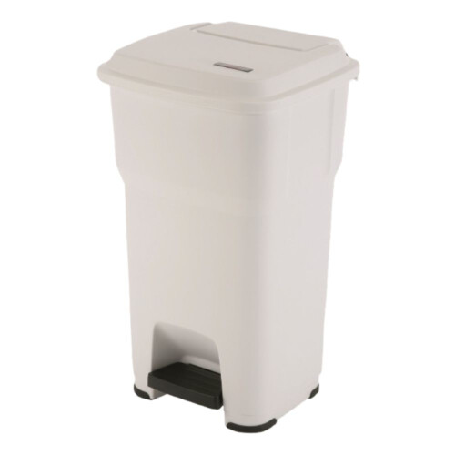 Vileda® Hera κάδος απορριμμάτων λευκός με πεντάλ 60L