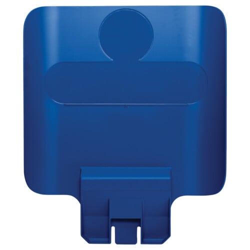 Rubbermaid Slim Jim® πινακίδα ανακύκλωσης μπλε