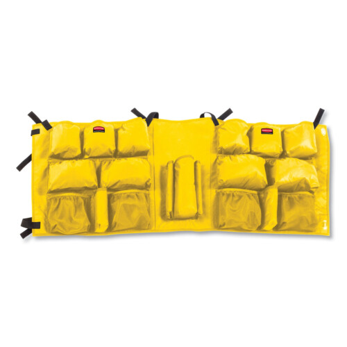 Rubbermaid Slim Jim® υφασμάτινη θήκη μεταφοράς εργαλείων για καρότσι καθαρισμού κίτρινη
