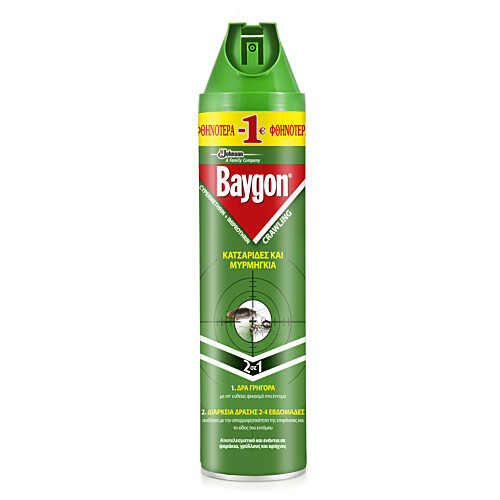 Baygon® Crawling κατσαριδοκτόνο σε σπρέι 400ml