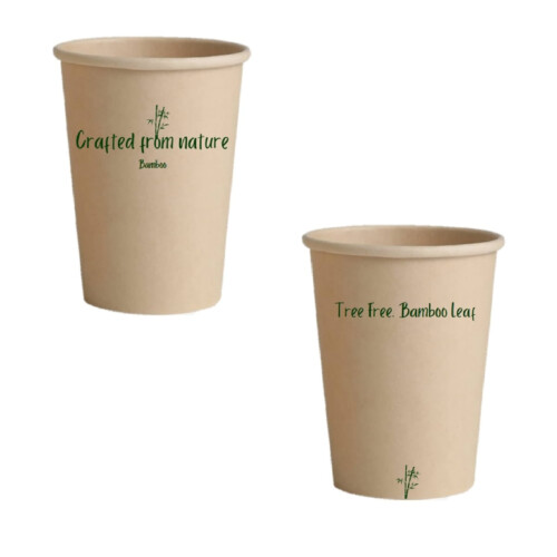 Χάρτινο ποτήρι μονότοιχο Bamboo 12oz 1000τεμ/κιβ