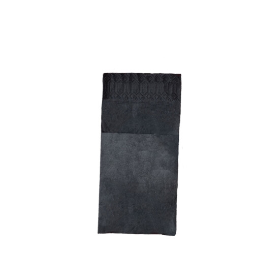 Θήκη μαχαιροπίρουνου slim μαύρη 2φυλλη 33x33cm πολυτελείας 120τεμ