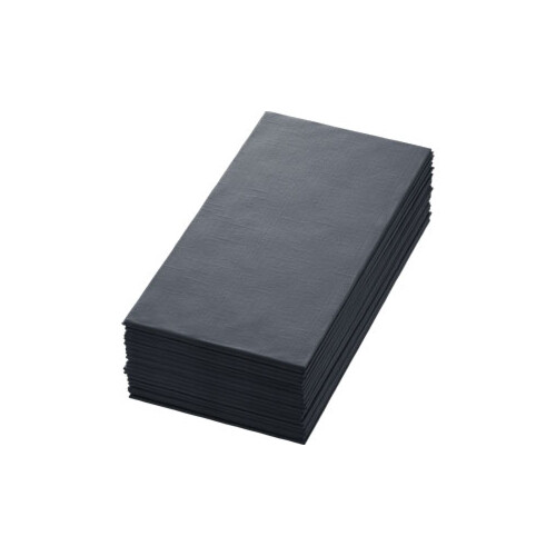 Χαρτοπετσέτα μαύρη 1/8 40x40cm Airlaid Bookfold 70Τεμ