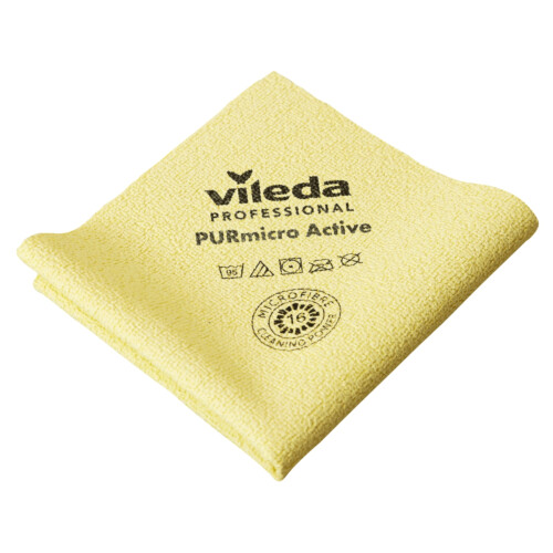 Vileda Purmicro Active πανί μικροϊνών κίτρινο