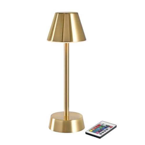 Επιτραπέζιο φωτιστικό LED Zelda Brass 10.9x33cm