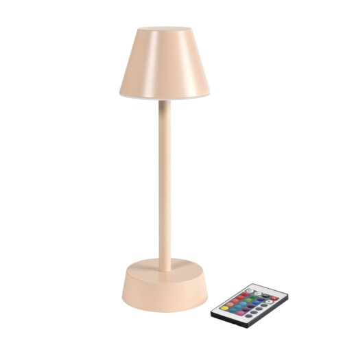 Επιτραπέζιο φωτιστικό LED Zelda Soft Pink 10.9x33cm