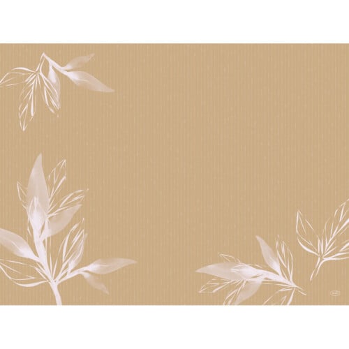 Duni Eco Leaves σουπλά χάρτινο με σχέδιο 30x40cm 250τεμ