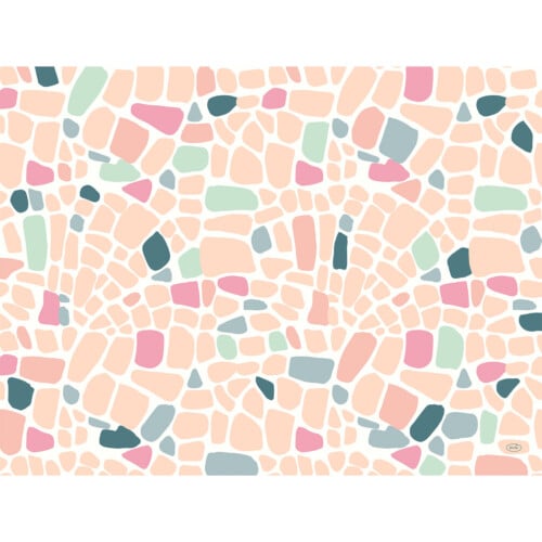 Duni Ocean Pebbles σουπλά χάρτινο με σχέδιο 30x40cm 250τεμ