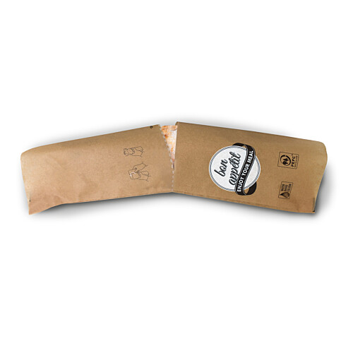 Weber συσκευασία σνακ κραφτ Wrap Bag 40x26cm