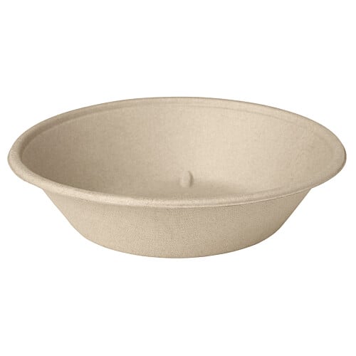 Biopak Classic σκεύος φαγητού 800ml bagasse στρογγυλό καφέ 40τεμ