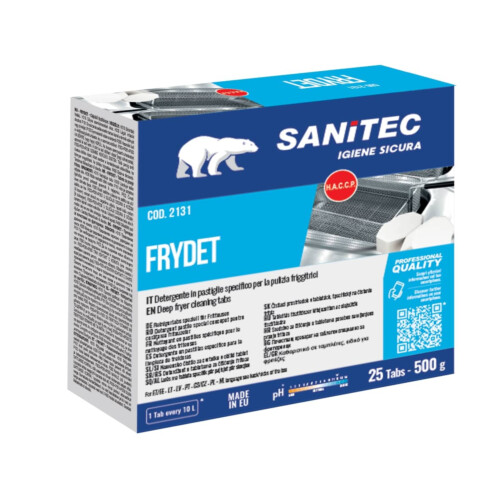 Sanitec Frydet Ειδικό απορρυπαντικό σε ταμπλέτες για τον καθαρισμό φριτέζας 500gr