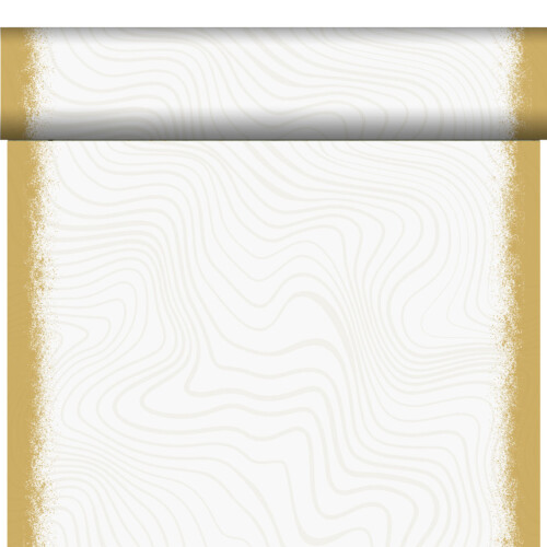 Duni Bio Dunicel® Sparkly White ράνερ σε ρολό Airlaid με σχέδιο 0,4x24m