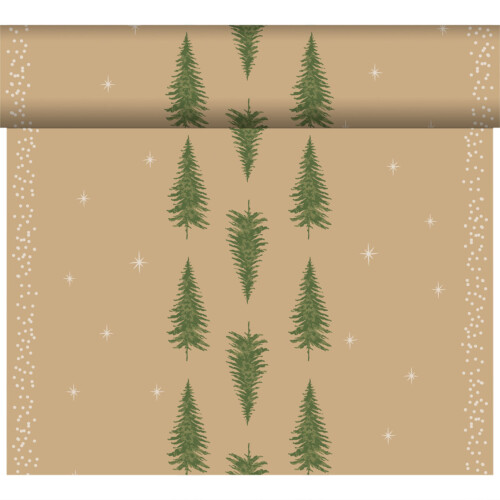 Duni Bio Dunicel® Humble Trees ράνερ σε ρολό Airlaid με σχέδιο 0,4x24m