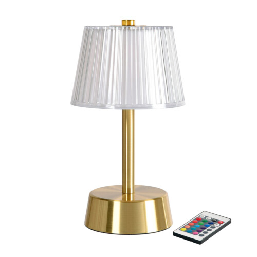 Επιτραπέζιο φωτιστικό LED Jay Gold 12,2x22cm