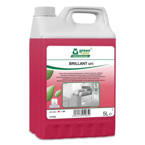 Green Care BRILLANT uni στεγνωτικο πλυντηρίου πιάτων για μέτρια νερά 5L
