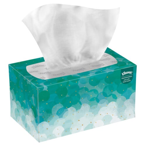 Kleenex Ultra Soft Pop-Up χειροπετσέτα λευκή 1φυλλη V-Fold 26x22,6cm 70τεμ 