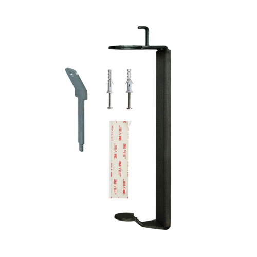 Gfl Minimal συσκευή για φιάλες  pump 370ml/380ml/480ml μαύρη με βίδες και αυτοκόλλητη ταινία