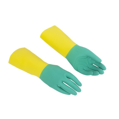 Vileda® Heavyweight γάντια πολλαπλών χρήσεων λάτεξ πράσινα XL 2τεμ new