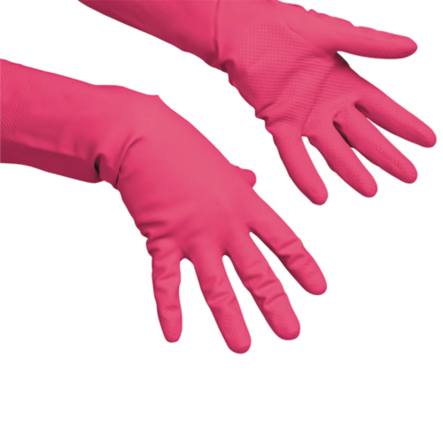 Vileda® Multipurpose γάντια πολλαπλών χρήσεων λάτεξ κόκκινα S 2τεμ new