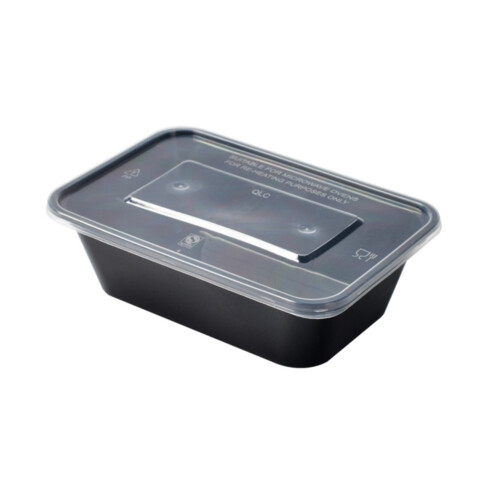 Σετ standard ορθογώνιο δοχείο pp 500ml 50Τ