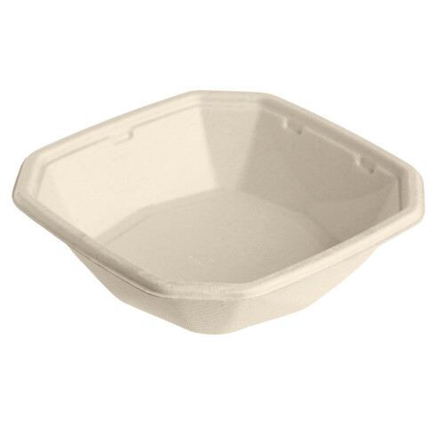Biopak Octabagasse® σκεύος φαγητού 400ml bagasse καφέ 50τεμ
