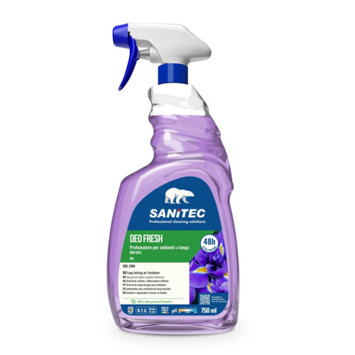 Sanitec Deo Fresh Plus αρωματικό χώρου με τεχνολογία εξάλειψης οσμών με άρωμα Iris 0,75L