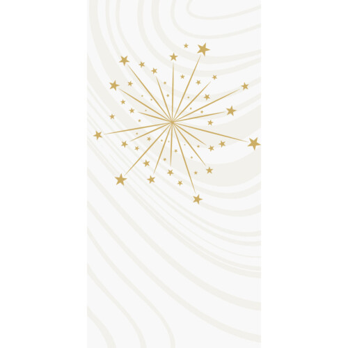 Duni Bio Dunisoft® χαρτοπετσέτα Sparkly White 1/8 40x40cm Airlaid 60τεμ