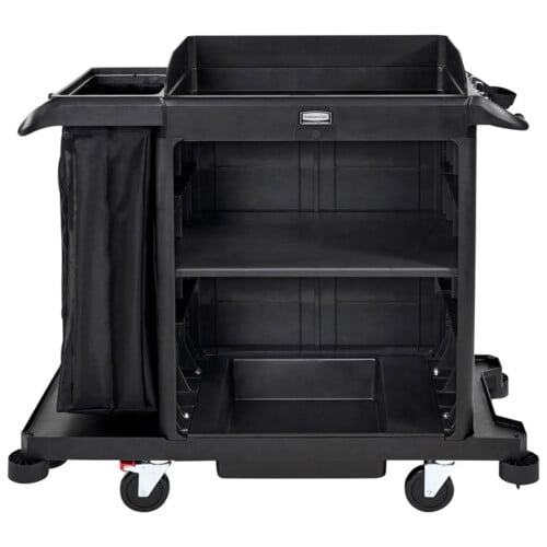 Rubbermaid® καρότσι καμαριέρας PP μαύρο μεσαίο