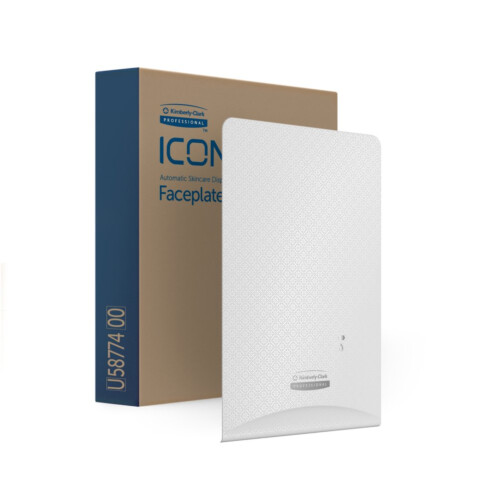 KCP ICON White Mosaic πρόσοψη για ηλεκτρονική συσκευή σαπουνιού σε αφρό