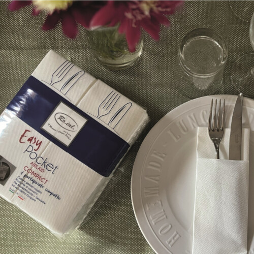 Roial Textile Easy Pocket Airlaid πετσέτα φάκελος Slim 32x40cm 50τεμ