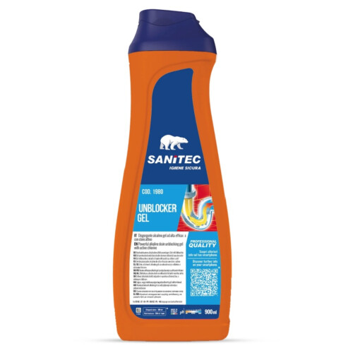 Sanitec Unblocker Gel αποφρακτικό σωληνώσεων 900ml