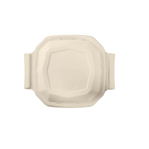 Biopak Octabagasse® καπάκι bagasse για σκεύος καφέ 1000ml 50τεμ
