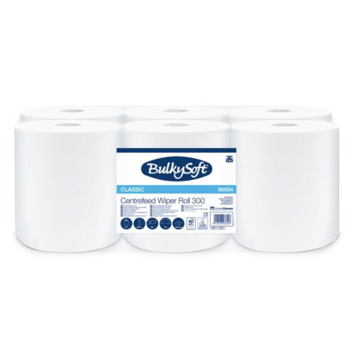 BulkySoft® Classic ρολό centrefeed 1φυλλο λευκό 300m