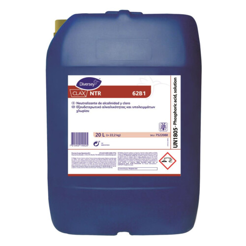 Diversey Clax Ntr 62B1 εξουδερωτικό ξεβγάλματος 20L
