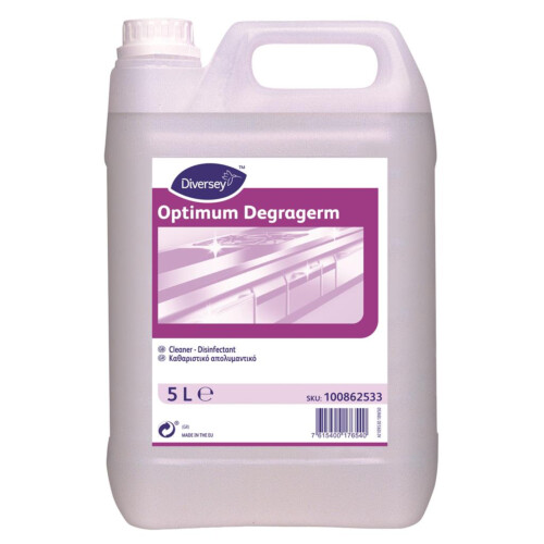 Diversey Optimum Degragerm καθαριστικό και απολυμαντικό  5L με έγκριση ΕΟΦ