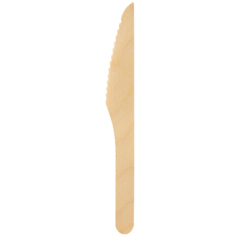 Biopak Petit μαχαίρι ξύλινο 16,5cm 100τεμ