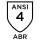 ANSI 4 ABR