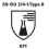 EN ISO 374-1:2016 / Type B (KPT)
